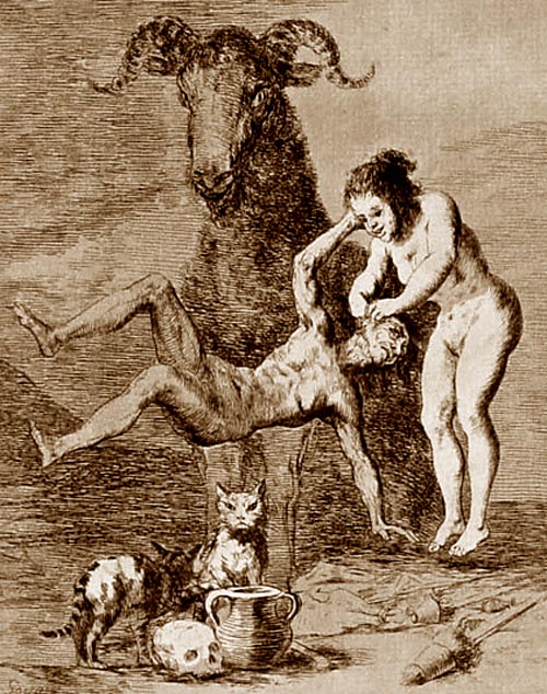 Goya, Ensayos, Tentativi